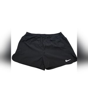Nike  women's size large Crew Run Athletic Shorts in black